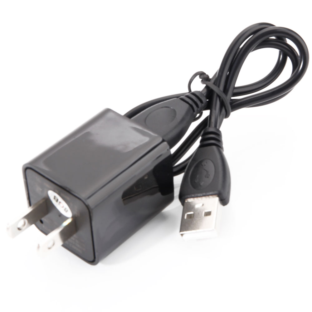 Mini 1080P 8GB HD SPY DVR Hidden Camera US Plug Power Adapter Video