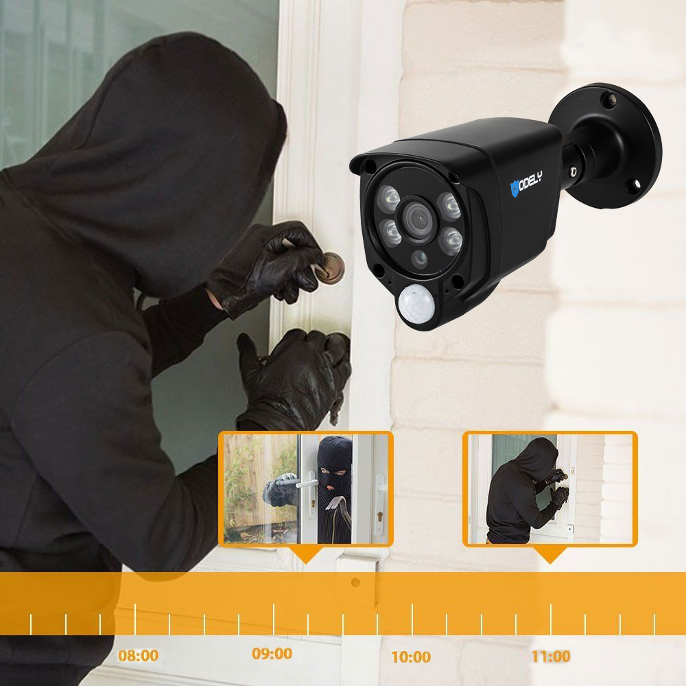 HODELY 8CH 1080P NVR Waterproof CCTV Smart PIR WIFI Camera Home